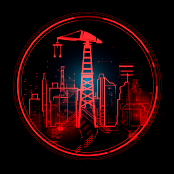 Icon symbolizing cybersecurity for construction projects and digital infrastructure