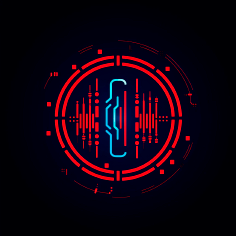 Icon representing cybersecurity for software development and source code protection