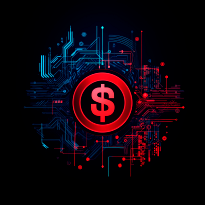 Icon symbolizing cybersecurity for fintech platforms and financial transactions
